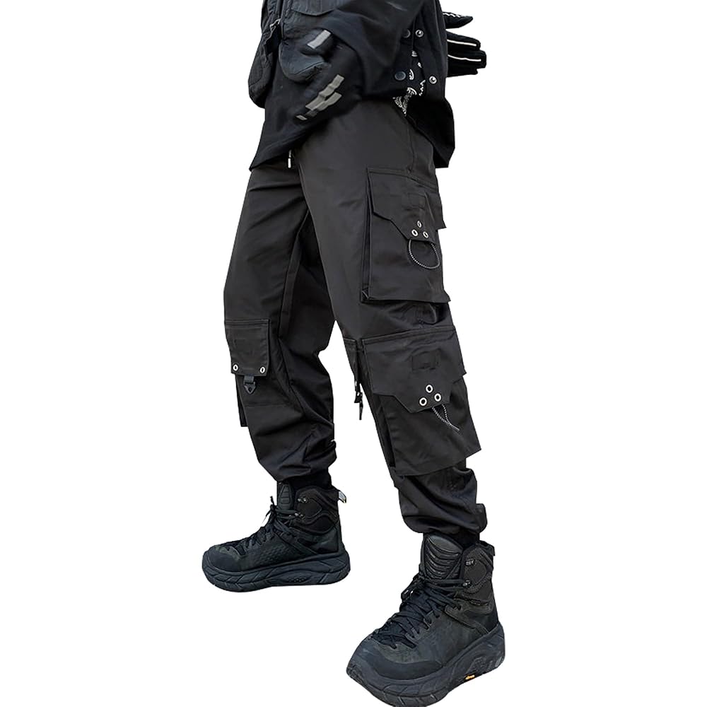 Amazon.com: FROPEDGE Black Tech Pants Men Tactical Pants Men